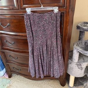 Ralph Lauren Pink and Black A-Line Skirt